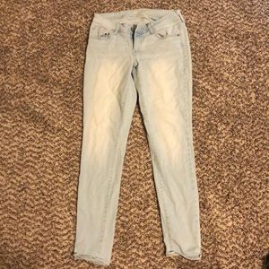 White wash jeans